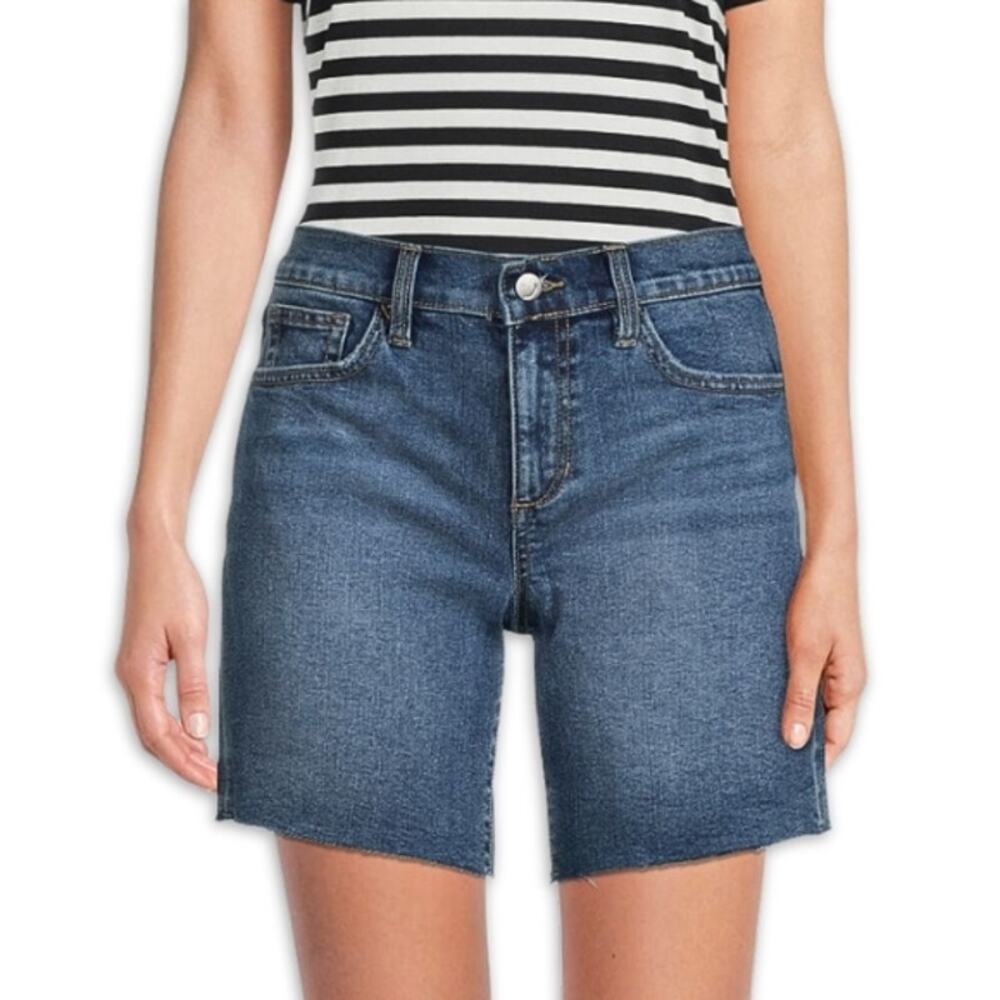 Joe's Easy Bermuda Jeans Shorts Cut Off Mid Rise Jorts Blue Women's 25 NWT